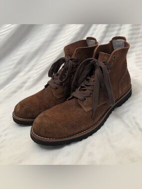 Seavees Boondocker Boots Mens Size 10 Brown Dark Earth Roughtout Leather 05/63